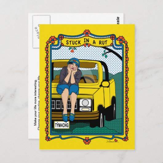 Een Rut_B_ Briefkaart (Voorkant / Achterkant)