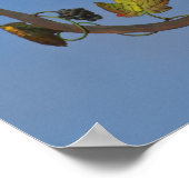 Een ruw ijzerteken dat het thema illustreert poster (Hoek)