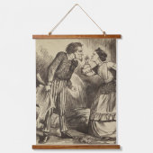 Een ruzie hangend wandkleed (Voorkant)