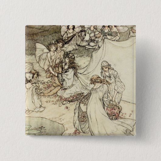 Een 's midzomernachts droommelige Button achterin (Voorkant)