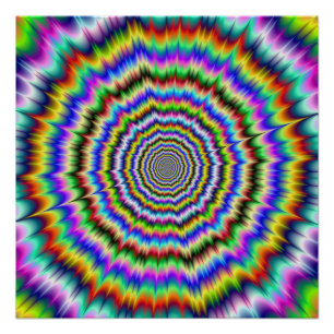 Een saai oog voor de pijnlijke ogen Het Zazzle Per Poster