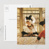 Een saaï verhaal van James Tissot, Vintage Fine Ar Briefkaart (Voorkant / Achterkant)