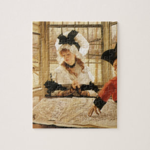 Een saaie geschiedenis van James Tissot, Vintage F Legpuzzel