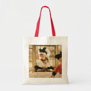 Een saaie geschiedenis van James Tissot, Vintage F Tote Bag