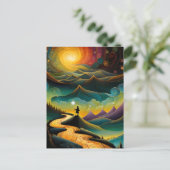 Een sabbatjaar kan, als het goed getimed is, een g feestdagenkaart (Staand voorkant)