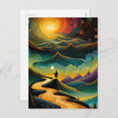 Een sabbatjaar kan, als het goed getimed is, een g feestdagenkaart (Voorkant / Achterkant)