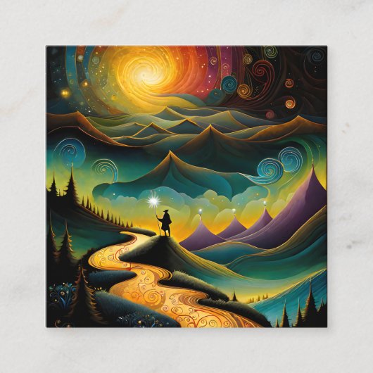 Een sabbatjaar kan, als het goed getimed is, een g vierkante visitekaartje (Voorkant)