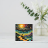 Een sabbatjaar kan, als het goed getimed is, een g vierkante visitekaartje (Staand voorkant)