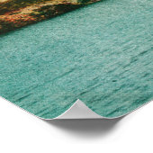 Een Sacramento River Scene met een Riverboat Poster (Hoek)