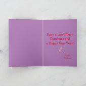 Een Safari-apenkerstkaart Kaart (Binnen)