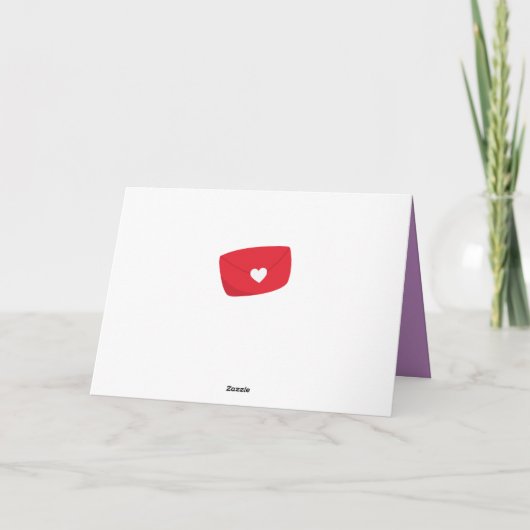 Een Safari-Valentijn voor mama Kaart (Achterkant)