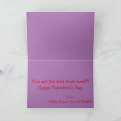 Een Safari-Valentijn voor mama Kaart (Binnen)