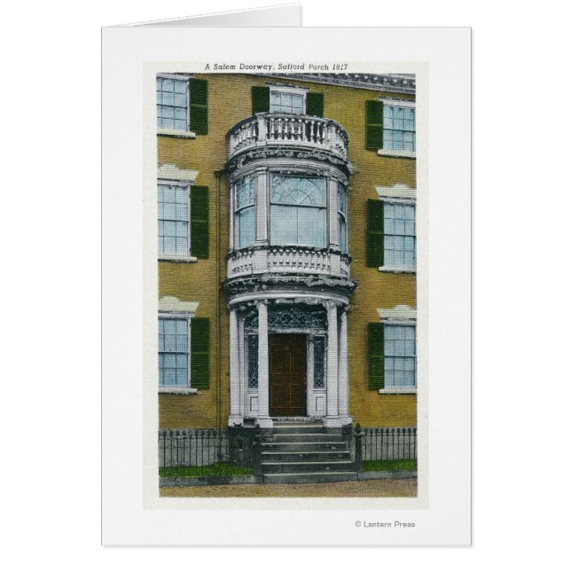 Een Safford Porch, een Salem Doorway (Voorkant)