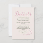 Een "Sage" en "Blush Modern minimalist" Kaart (Voorkant)