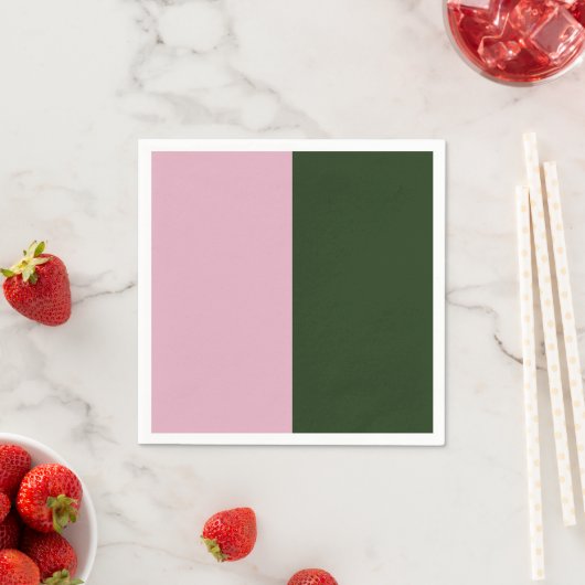 Een 'Sage' en 'Blush Modern minimalist' Servet (Insitu)