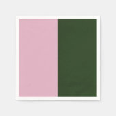 Een 'Sage' en 'Blush Modern minimalist' Servet (Voorkant)