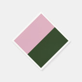 Een 'Sage' en 'Blush Modern minimalist' Servet (Hoek)