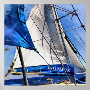 Een Sailor is een kunstenaar en zijn gemiddelde Poster