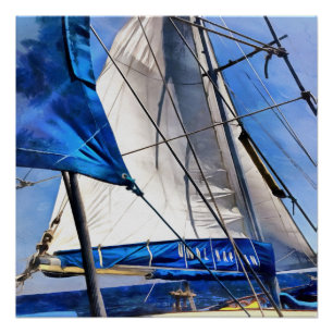 Een Sailor is een kunstenaar en zijn gemiddelde Poster