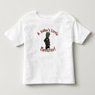 Een Sailor's Kleine Monster Kinder Shirts