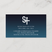 Een Sam Townley Plumbing Company Visitekaartje (Achterkant)