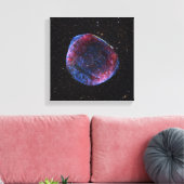 Een samengesteld afbeelding van de SN 1006 superno Canvas Afdruk (Insitu (Woonkamer))