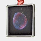 Een samengesteld afbeelding van de SN 1006 superno Metalen Ornament (Links)