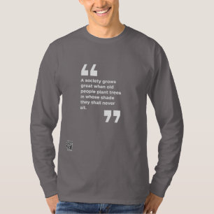 Een samenleving groeit geweldig t-shirt