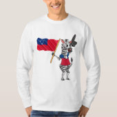 Een Samoaanse zebra T-shirt (Voorkant)