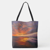Een San Diego Sunset, Origineel door Gary Poling Tote Bag (Achterkant)