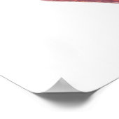 Een sappige, organische aardbeivruchtenspatting poster (Hoek)