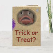 Een Sarcastisch Fringehead Halloween Card