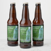 Een satire parodie parodie waterfles label bier etiket (Flessen)