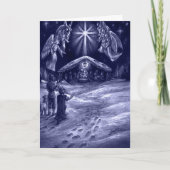 Een Savior is geboren! Feestdagen Kaart (Voorkant)