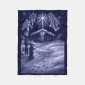 Een Savior is geboren! Fleece Blanket (Voorkant)