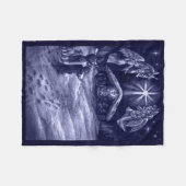 Een Savior is geboren! Fleece Blanket Deken (Voorkant (Horizontaal))