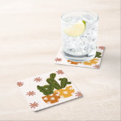 Een Scandinavisch art naadloos patroon Kartonnen Onderzetters (Insitu)