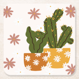 Een Scandinavisch art naadloos patroon Kartonnen Onderzetters