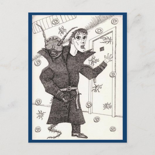 Een Scanner Darkly Briefkaart (Voorkant)