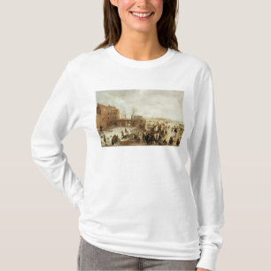 Een scène op de ijskast bij een stad, c.1615 t-shirt