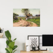 Een scène op een zomerdag |  zomer poster (Thuiskantoor)