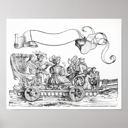 Een scène uit de drievoudige processie van Maximil Poster (Voorkant)