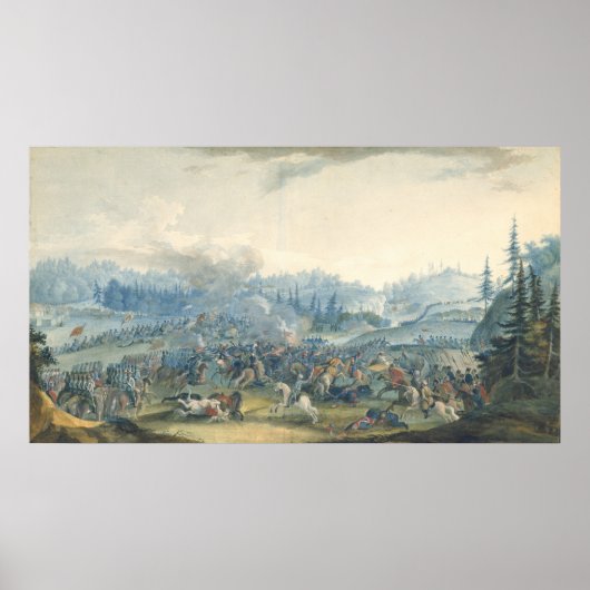 Een scène uit de Russisch-Turkse oorlog, 1801 Poster (Voorkant)