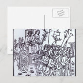 Een scène uit het decameron briefkaart (Voorkant / Achterkant)