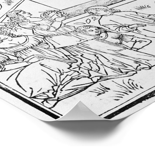 Een scène uit het decameron poster (Hoek)