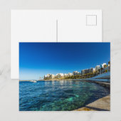 Een scène uit St Pauls Bay, Malta Holiday Card Briefkaart (Voorkant / Achterkant)