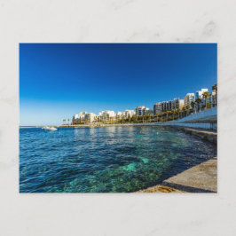 Een scène uit St Pauls Bay, Malta Holiday Card Briefkaart