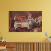 Een scène uit 'Tartuffe' door Moliere, 1850 Canvas Afdruk (Insitu (Woonkamer))