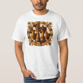 Een schaakbord voor een vrij spel t-shirt