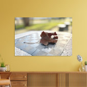 Een schaakles canvas afdruk (Insitu (Woonkamer))